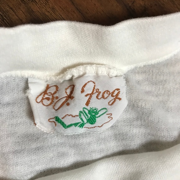 VINTAGE 80's Duck Christmas T-Shirt Tee L/XL Frog - Picture 4 of 8